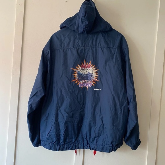 Vintage Oneill Waves Surf Jacket Blue Size XL - Picture 2 of 13